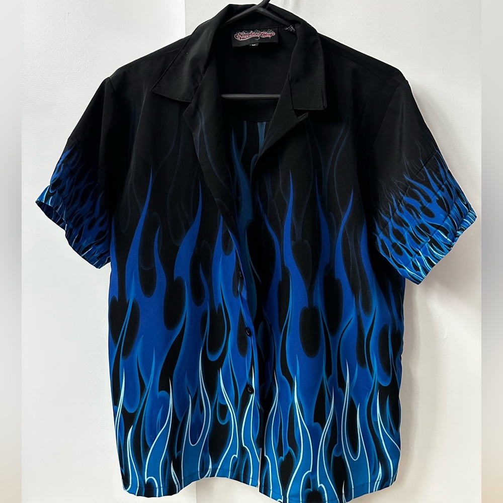 Vintage Flame Button-up